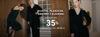 Greenpoint - kurtki, płaszcze, swetry i sukienki - 35%