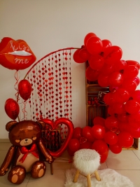 Walentynkowa strefa selfie w Centrum